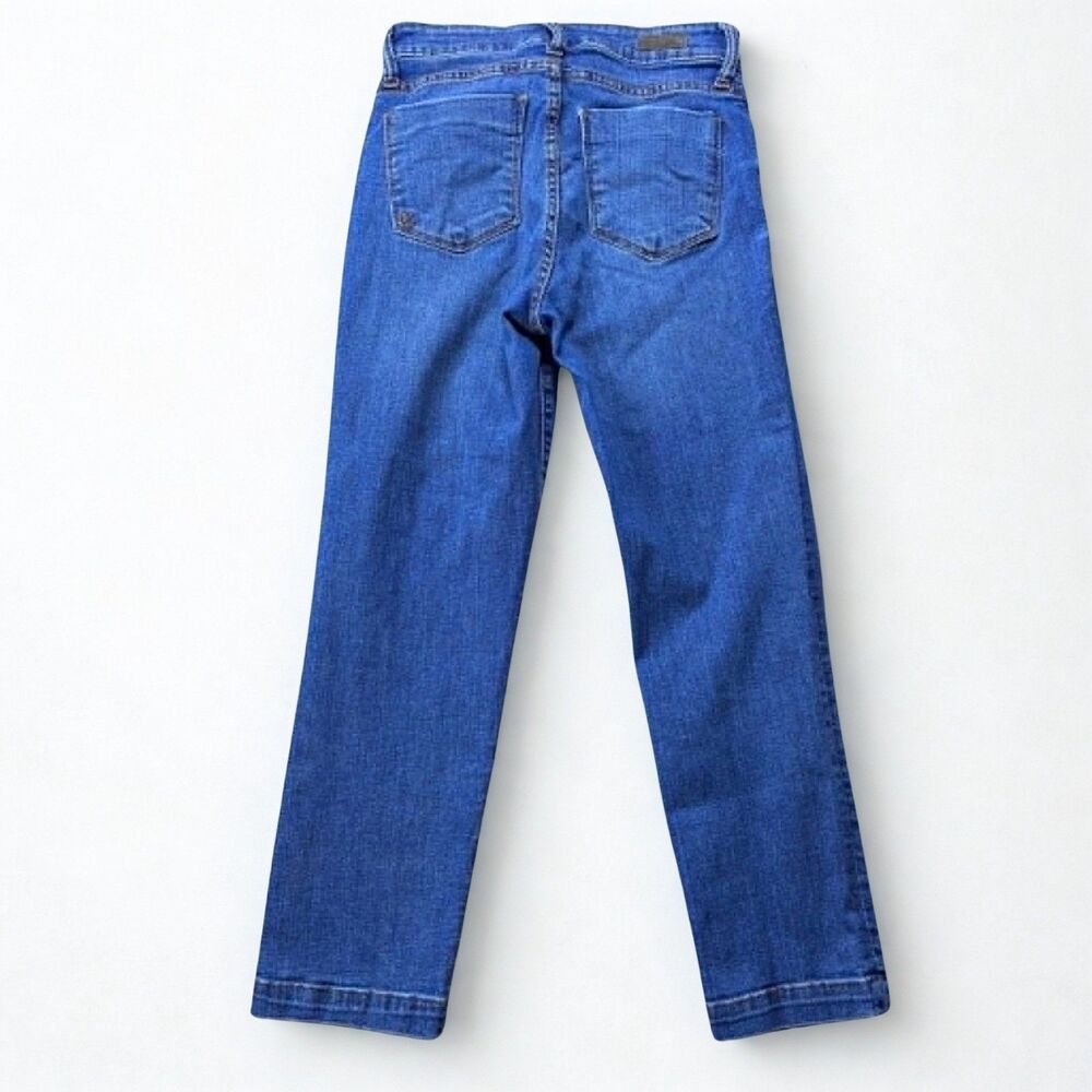 KUT From The Kloth Crop Jeans Womens 0 High Rise Straight Leg Light Wash Denim - Picture 2 of 8